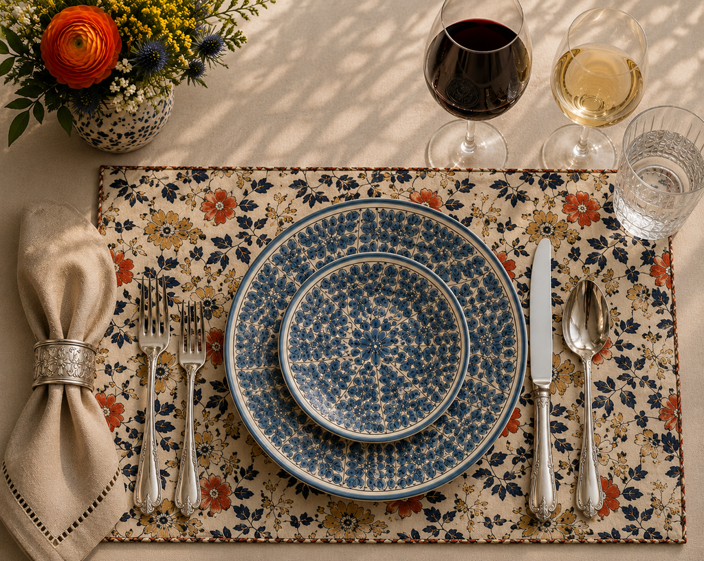 Italian Floral Garden Placemat