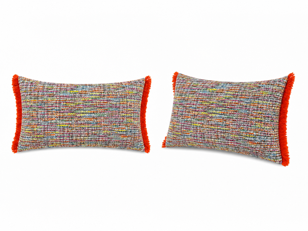 Multicolor tweed Cushion