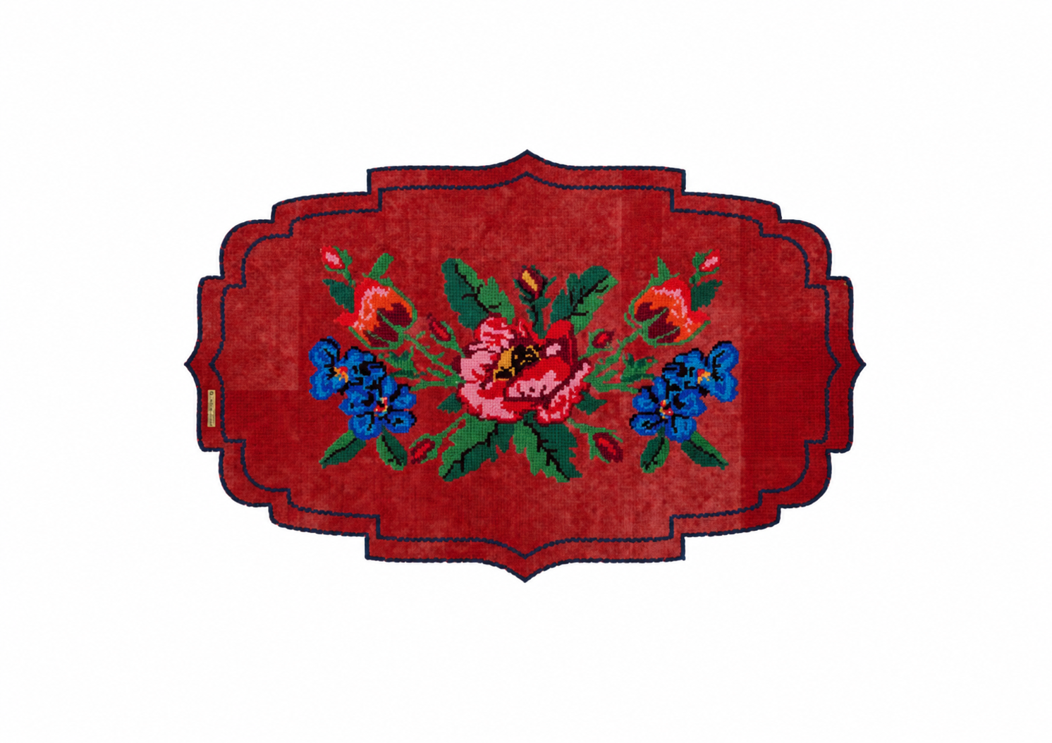 Heritage Floral Placemat Rouge