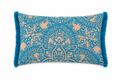 Bleu Frange cushion
