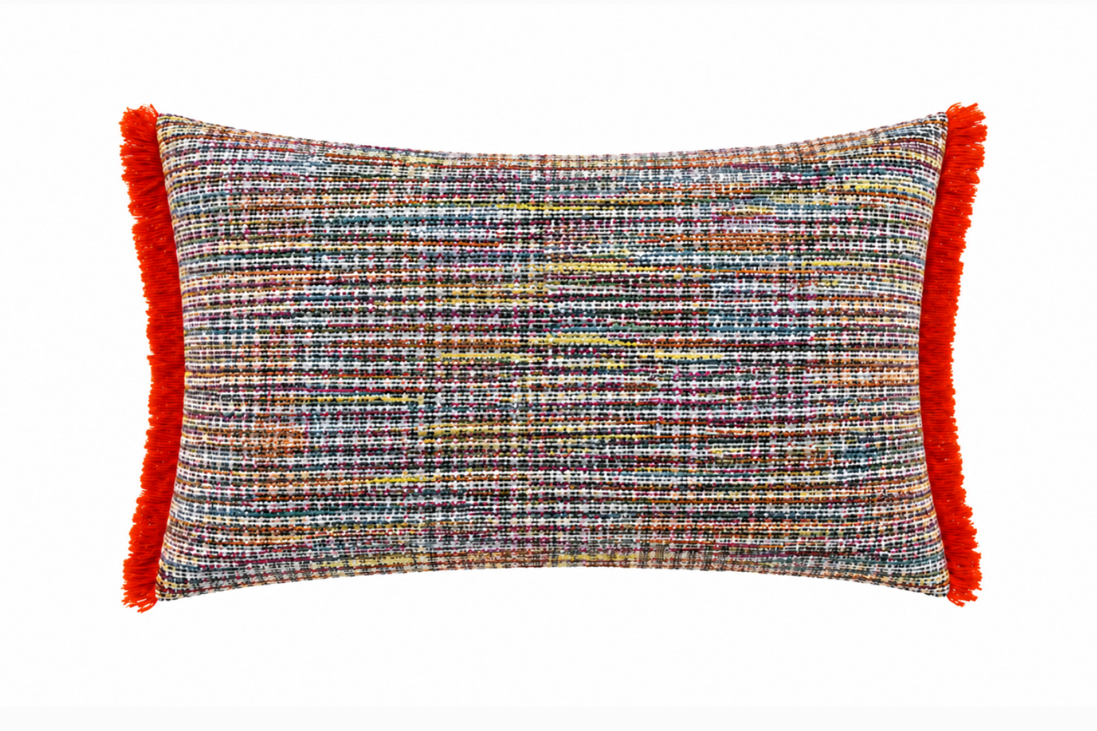 Multicolor Tweed Cushion