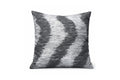 Dark Grey Ikat Waves