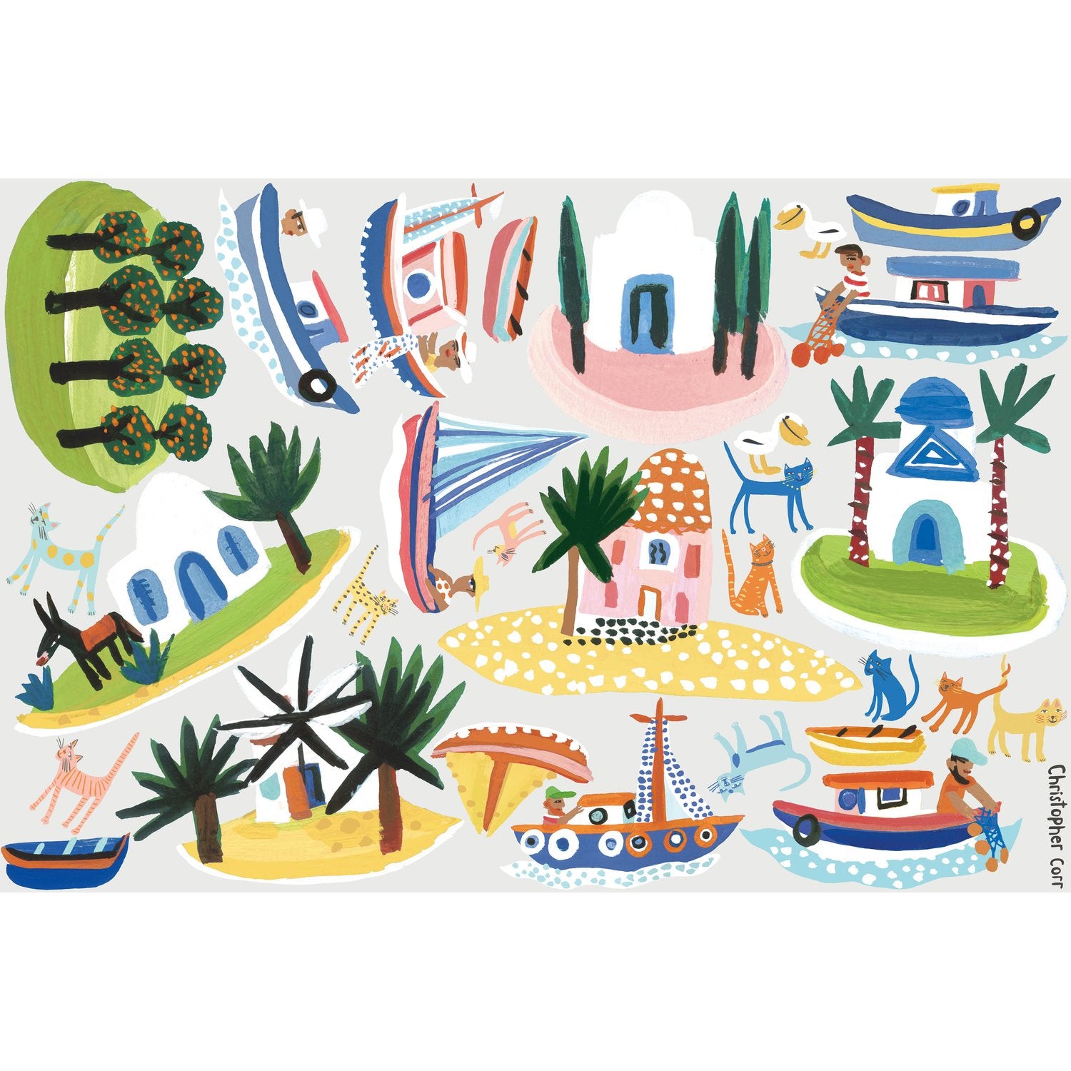 Island Hopping Multicolour
