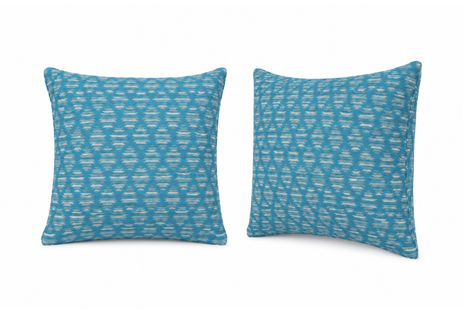 Sky-Blue Ikat Diamond