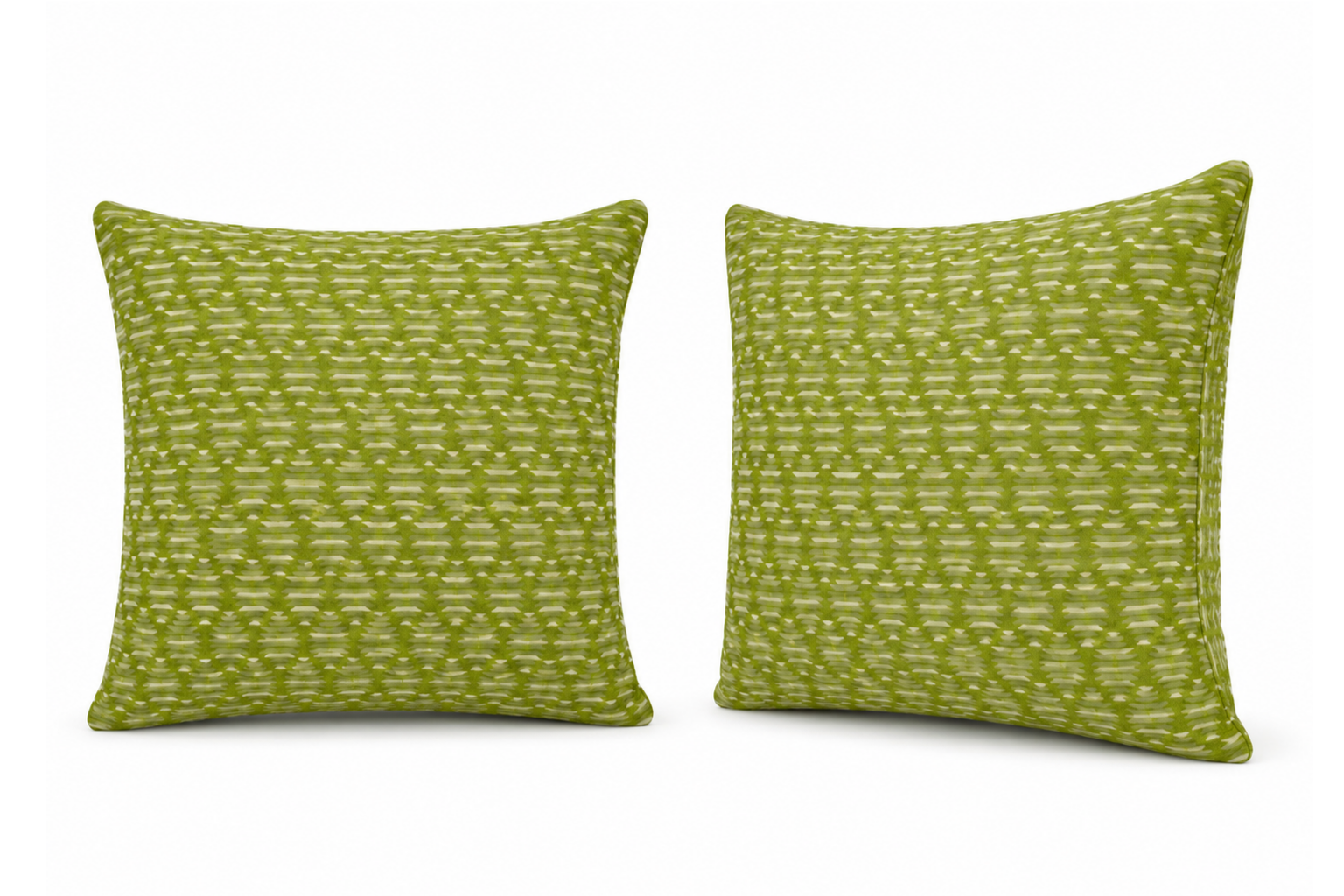 Light-Green Ikat Diamond