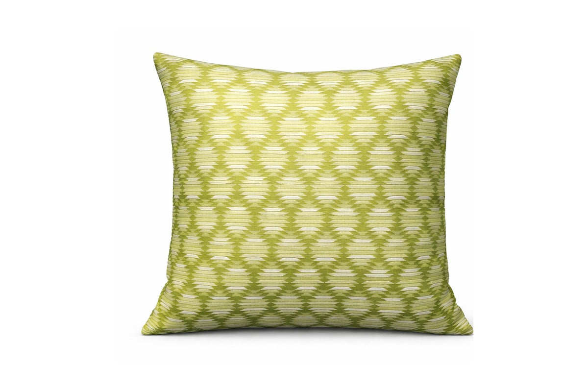 Light-Green Ikat Diamond