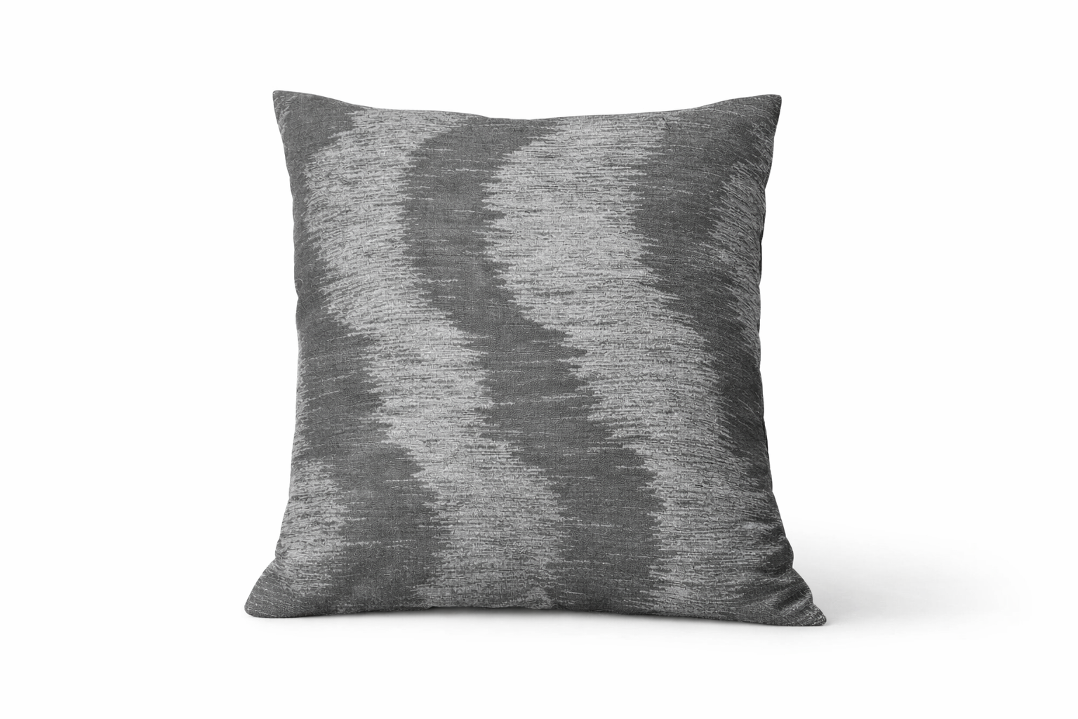 Light Grey Ikat Waves