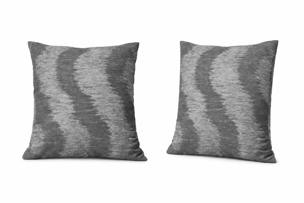 Light Grey Ikat Waves