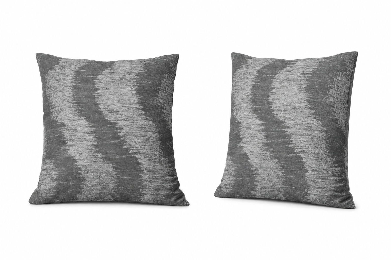 Light Grey Ikat Waves