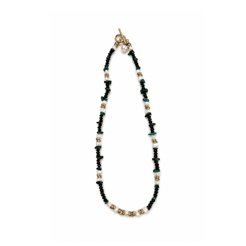 Onyx Malachite Necklace