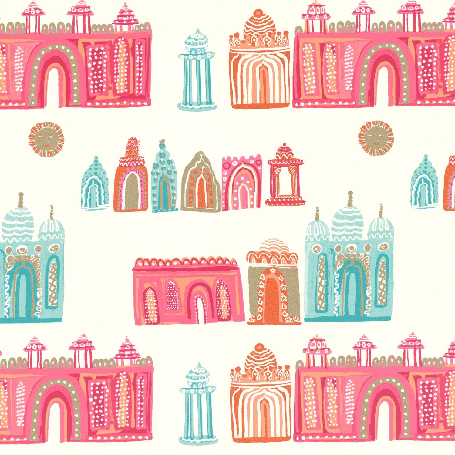 Pink City Multicolour